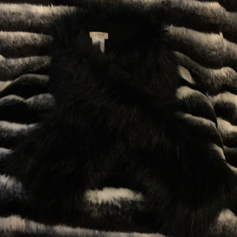 J CREW FAUX FUR SCARF STOLE (NWT) - Picture 5 of 8